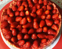 Torta gelada de morango