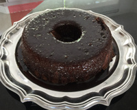 Bolo de chocolate de liqüidificador