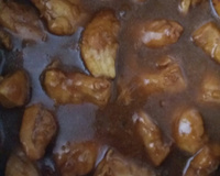 Frango no açúcar - frango dourado