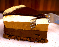 Torta 3 mousses de chocolate