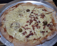 Massa de pizza saborosa