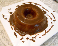 Pudim de Chocolate em barra