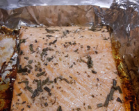 Salmão grelhado bem macio