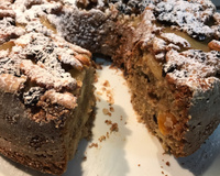 Bolo de frutas sem glúten