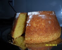 Bolo de farinha de milho delícia