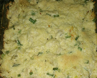 Ninho de macarrão cabelo de anjo com frango