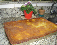 Bolo de abacaxi gelado