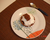 Cupcake Gelado de Nutella