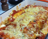 Panqueca de carne moída deliciosa