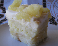 Sobremesa gelada de abacaxi