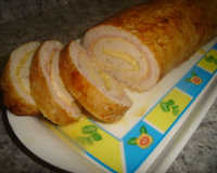 Rocambole fácil de frango