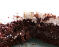 Bolo de amendoim com chantilly