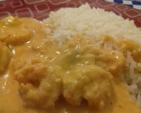 Estrogonofe de camarão