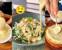 Maionese saudável caseira: receita proteica vai bem no hambúrguer ou como molho de salada