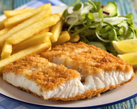 Alfredo Vozmediano, chef: "O peixe frito não é empanado; ele fica crocante com essa mistura de farinha e água."