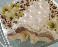 Pavê misto de biscoito de maisena