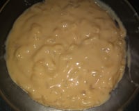 Arroz doce com açúcar queimado