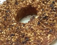 Bolo de banana com aveia