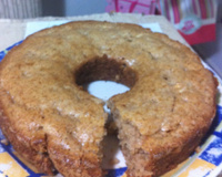 Bolo de maçã molhadinho sem ovos