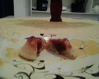 Bolinho de chuva assado com goiabada