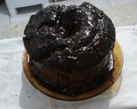 Bolo de chocolate com água