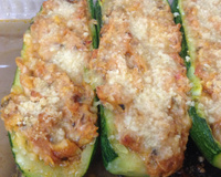 Abobrinha recheada supimpa