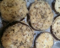 Berinjela à milanesa no forno