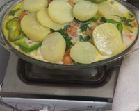 Filé de tilápia ao leite de coco