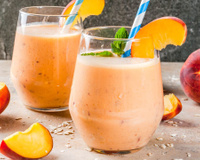 Batida de pêssego fácil