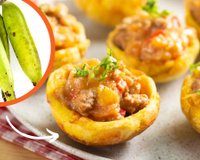 Todo mundo tá fazendo essa cestinha crocante de banana da terra: receita é fit e fácil de fazer