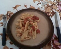 Macarrão com tomate seco