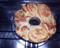 Rosca de queijo parmesão