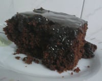 Bolo de chocolate com água