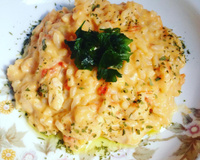 Risoto Frango com Requeijão