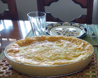 Torta de forno de aipim com carne