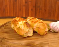 Pão de alho com linguiça