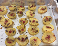 Batata assada com alho e azeite