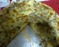 Torta -Pizza rápida de sardinha