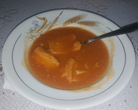 Sopa de tomate nevada
