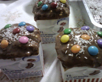 Cupcake de caixinha de leite