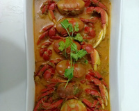 Caranguejo ao leite de coco