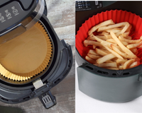 Forma descartável ou forma de silicone? Entenda qual é a melhor para a sua airfryer