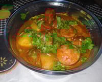 Linguiça calabresa com batata