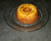 Bolo de milho feito com cuscuz