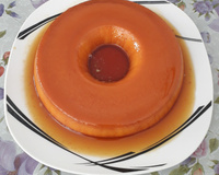 Pudim de leite em pó com leite de coco