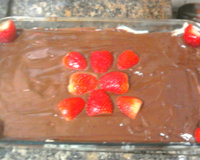 Bombom aberto especial de morango