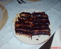 Costela de porco com molho Barbecue