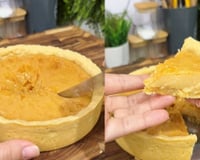 Nem torta, nem pavê: esse empadão doce com 3 ingredientes e muito fácil de fazer vai tomar o posto de sobremesa favorita