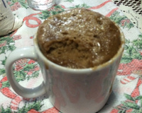 Bolo de caneca sem fermento