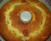 Bolo cremoso de fubá